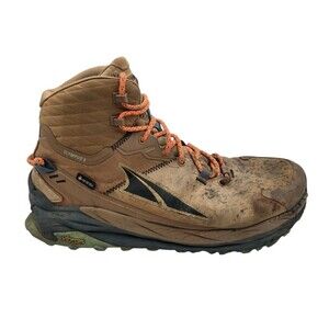 Altra Olympus 5 Mid GTX Hiking Boots Mens 11.5  Waterproof Vibram Gore-Tex Brown